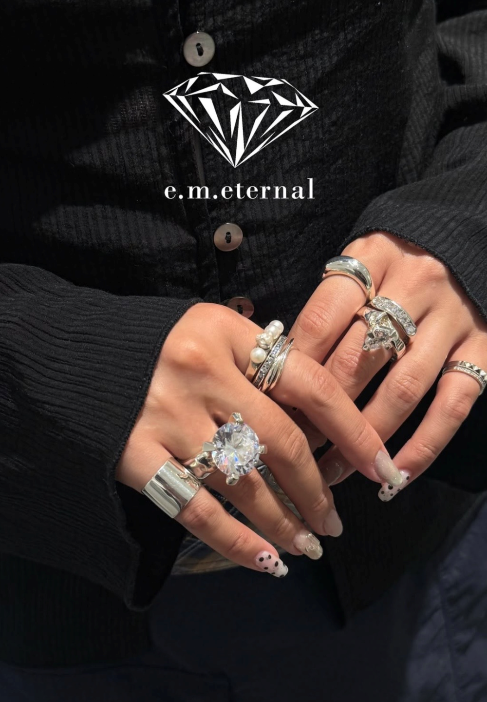 e.m. ジルコニア　シルバーリング　（0001-R011） e.m.eternal -0001-R011- | イー・エム | ショップニュース | なんば